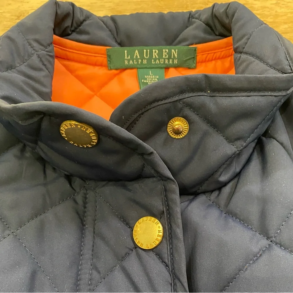 Lauren Ralph Lauren zipper contrast